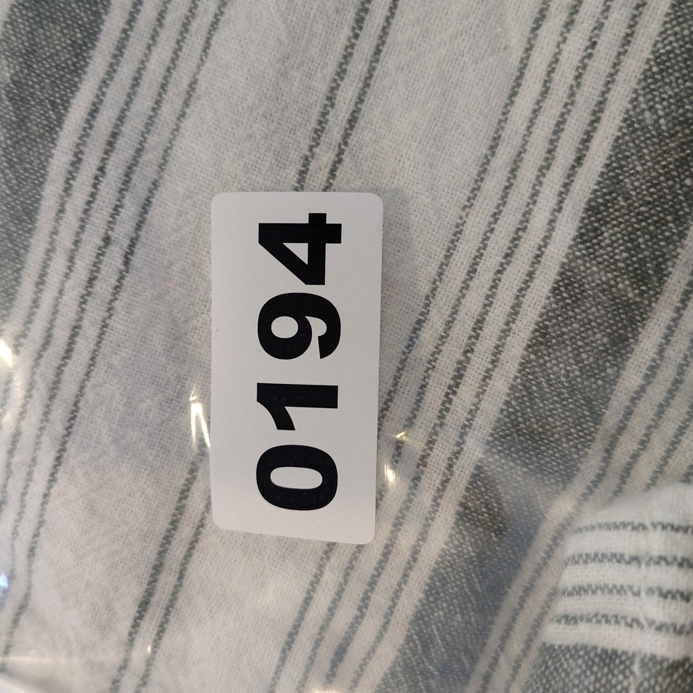 Anthropologie Beachgoer Women's 12 White and Green Striped Shorts - Picture 8 of 8